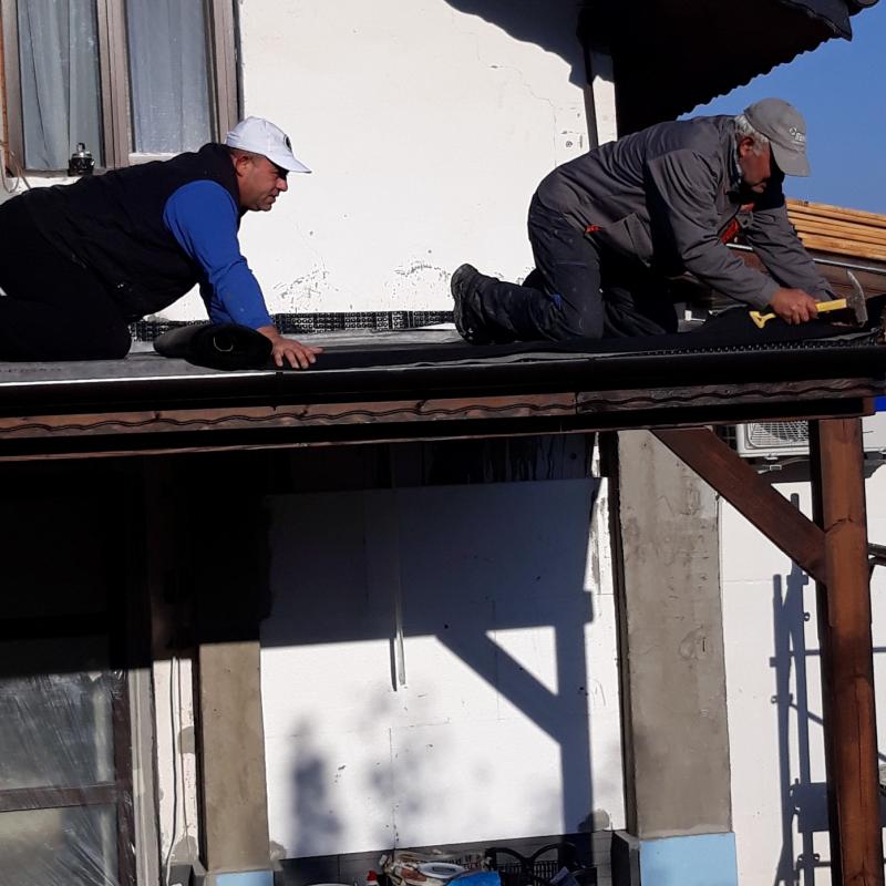 направа на дървена веранда с. Граница 2019