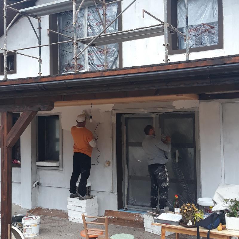 направа на дървена веранда с. Граница 2019