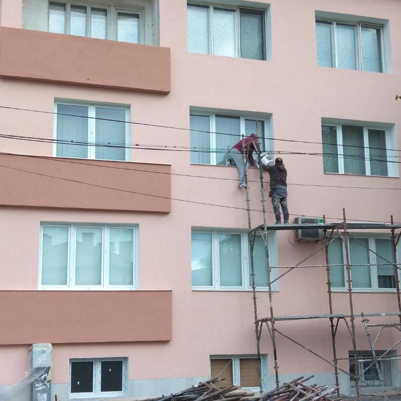 Завършен вид саниране ул. 28ми Февруари гр. Кюстендил