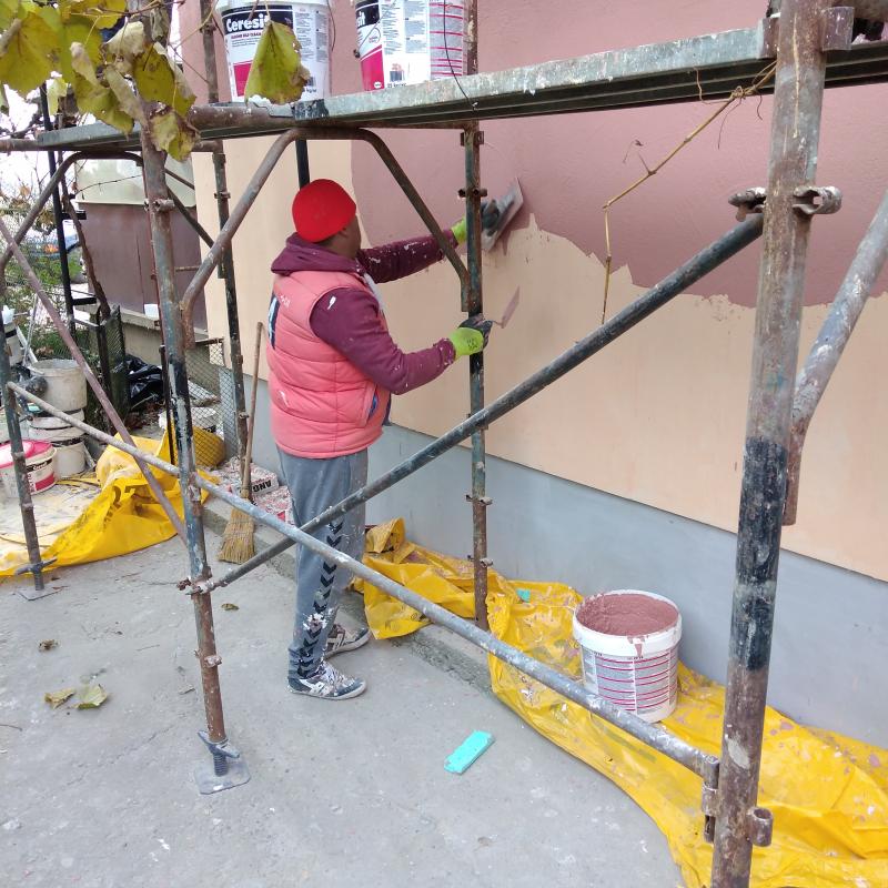 Полагане на драскана мазилка Кюстендил 2020