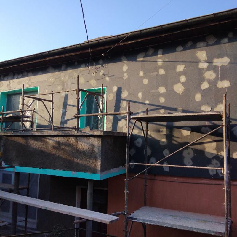 Дюбелиране топлоизолация - обект ул. Рила гр. Кюстендил 2020