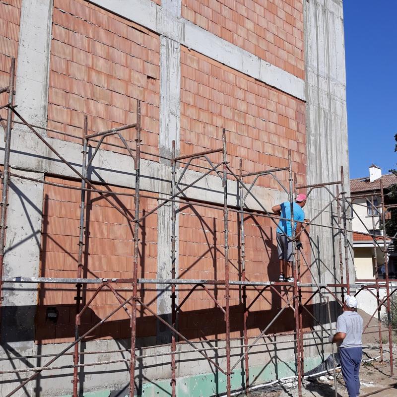 Направа на скеле и подготовка за работа 2019