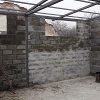 фугирана зидария с циментови блокчета с. Слокощица 2019