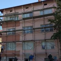 Подготовка за демонтаж на скеле ул. 28ми февруари гр. Кюстендил 2020