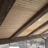 монтаж на ламперия на открит гараж с. Байкалско 2019