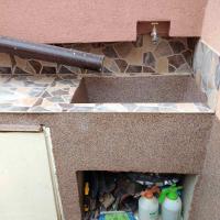 Направа на външна мивка с минерална мазилка и гранитогрес ул. 28ми Февруари Кюстендил 2020