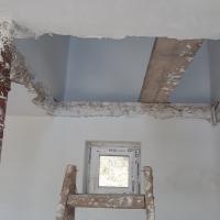 Направа на прорез на бетонова плоча за монтаж на завито стълбище 2019